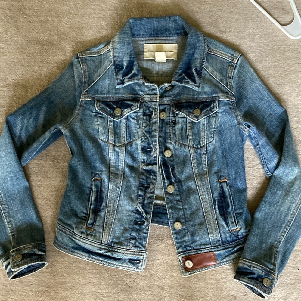Pilcro and the Letterpress Jean Denim Jacket - XS Sleeves professionally altered